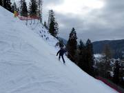 Pista molto ripida Spinale Direttissima