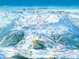 Mappa delle piste Alpe du Grand-Serre - La Morte
