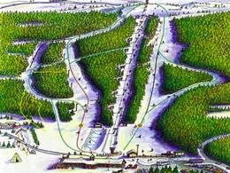 Mappa delle piste Ålen Skisenter