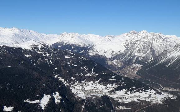 Valdidentro: Dimensione dei comprensori sciistici – Dimensione Cima Piazzi/San Colombano - Isolaccia/Oga