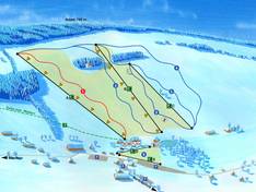 Mappa delle piste České Petrovice