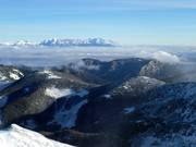 Vista dal Chopok fino agli Alti Tatra