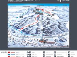 Mappa delle piste Palenica - Szczawnica