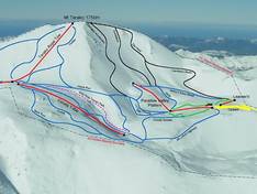 Mappa delle piste Mt. Lyford