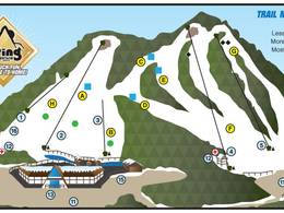 Mappa delle piste Spring Mountain