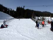 Pista pratica con tappeto a Laax