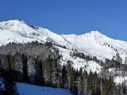 Vista sulla funivia Waldalmbahn