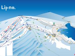 Mappa delle piste Lipno