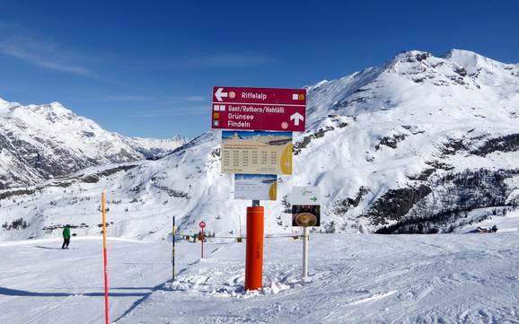 Zermatt-Matterhorn: Orientamento nei comprensori sciistici – Orientamento Breuil-Cervinia/Valtournenche/Zermatt - Cervino