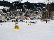 Gli principianti si sentono a proprio agio allo skilift Bolgen.