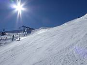 Ottima preparazione delle piste sul pendio ripido