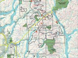 Mappa delle piste Eagle Pass Heliskiing