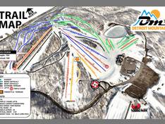 Mappa delle piste Detroit Mountain