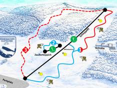 Mappa delle piste Hesselbacher Gletscher - Bad Laasphe