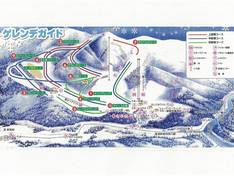 Mappa delle piste Mikawa Onsen