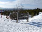 Segnaletica delle piste nell’area sciistica Idre Himmelfjäll