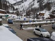 Intorno al parcheggio di Stafal si trovano diversi hotel.