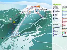 Mappa delle piste Chalmazel