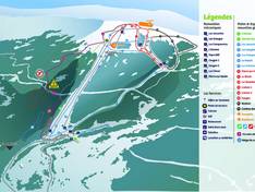 Mappa delle piste Chalmazel
