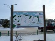 Mappa delle piste alla stazione a valle
