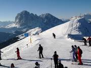 Vista dalla Seceda sul Sassolungo