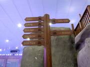 Segnaletica nella ski hall Ski Egypt