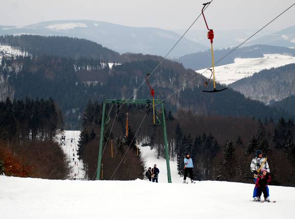 Hunau-Lift 1 - Skilift con T-bar/ancora