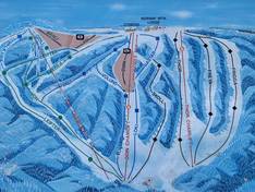 Mappa delle piste Norway Mountain