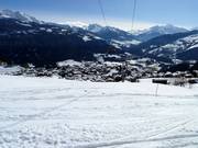 Vista sulle sistemazioni a Falera