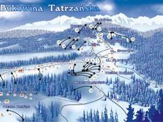 Mappa delle piste Wysoki Wierch - Bukowina Tatrzańska