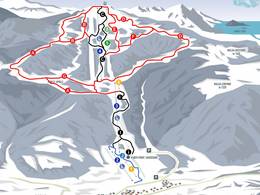 Mappa delle piste Borno - Monte Altissimo