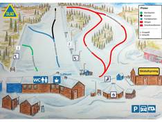 Mappa delle piste Asbybacken (Asby Alpina)