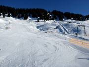 Area principianti con skilift a fune a Grasgehren