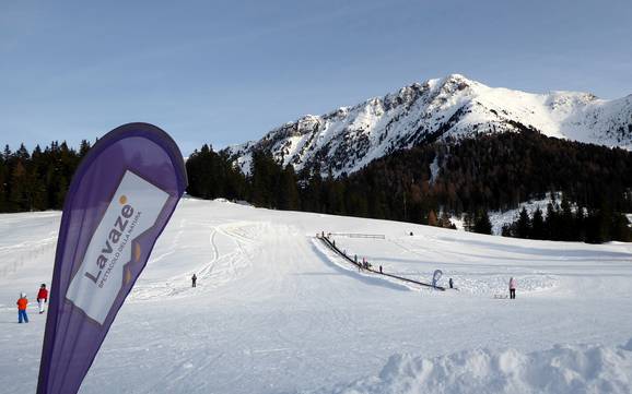 Stazione a valle più alta in Val di Fiemme – comprensorio sciistico Malga Varena - Passo Lavazè