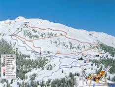 Mappa delle piste Emberger Alm - Berg im Drautal