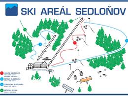 Mappa delle piste Sedloňov