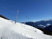 Vista sulla Panoramabahn Geols