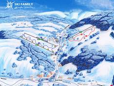 Mappa delle piste Dolní Dvůr