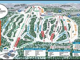 Mappa delle piste Spirit Mountain
