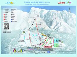 Mappa delle piste Shijinglong