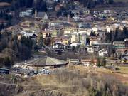 Vista sulla località di Cavalese