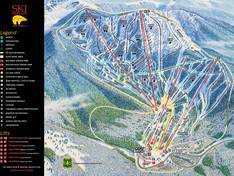 Mappa delle piste Santa Fé