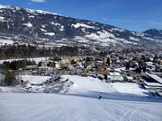 Pista Coppa del Mondo con vista su Lienz