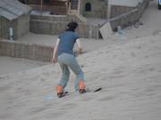 Discesa con lo snowboard