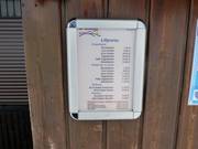 Informazioni sui prezzi alla stazione a valle