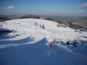 Unica sfida nell’area sciistica: il pendio superiore allo Steinbrink