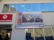 Mappa delle piste con informazioni aggiornate presso la stazione a valle