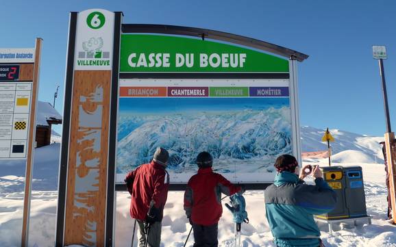 Vallée de la Guisane: Orientamento nei comprensori sciistici – Orientamento Serre Chevalier - Briançon/Chantemerle/Villeneuve-la-Salle/Le Monêtier-les-Bains