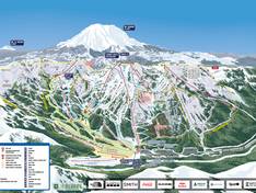 Mappa delle piste Crystal Mountain (WA)