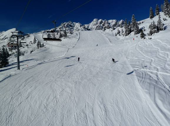 Discesa presso la Glattjochbahn